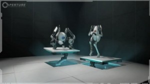 Подвижные панели в Portal 2
