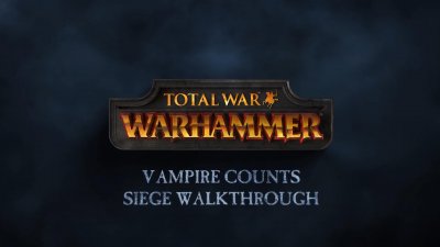 Total War: WARHAMMER – осада города вампирами