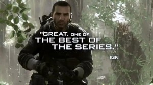 Трейлер с отзывами журналистов о Call of Duty: Ghosts