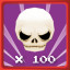 Skull x 100