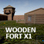 Play wooden fort level once
