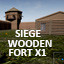 Play wooden fort Siege level once