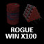 100 Rogue wins