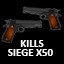 50 kills Siege