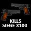 100 kills Siege