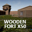 Play wooden fort level 50 times