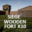 Play wooden fort Siege level 10 times