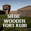 Play wooden fort Siege level 100 times