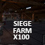 Play farm Siege level 100 time
