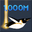 1,000m