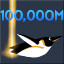 100,000m