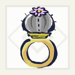 Серебряное кактусовое кольцо
