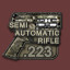 .223 Semi-Automatic Rifle (Forest Camo)