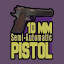 10mm Semi-Automatic Pistol (Black)