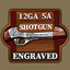 Maisto 12 GA Semi-Automatic Shotgun (Engraved)