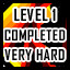 Level 1 - Very Hard - Level Completed