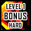 Level 1 - Hard - Bonus Level Completed