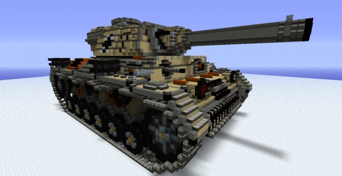 Как сделать танк в Майнкрафт?