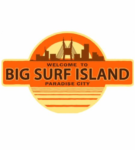 Big Surf Island. Surf in a big City пиво.