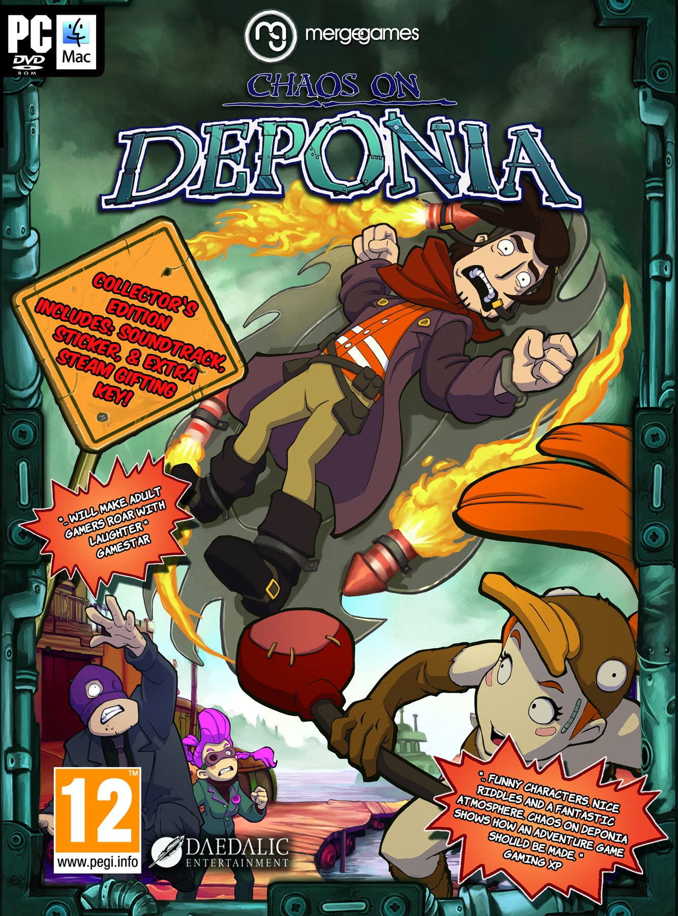 Deponia - серия игр. Игры серии Deponia. Список игр Deponia. Все игры  Deponia.