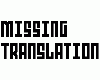 Missing Translation