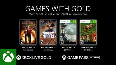 Игры для подписчиков Xbox Live Gold в феврале 2022