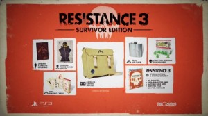 Комплектация Survivor Edition игры Resistance 3