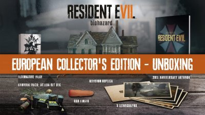 Распаковка европейского коллекционного издания Resident Evil 7
