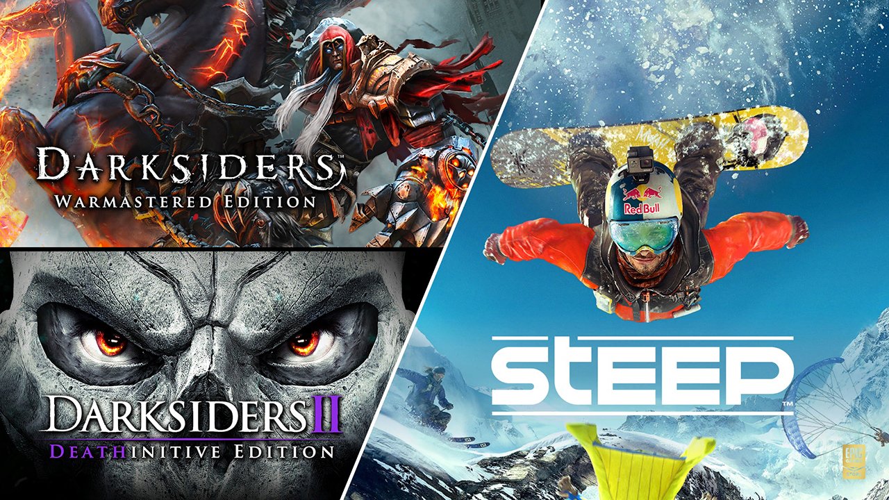 В Epic Games Store раздают сразу три игры – Darksiders, Darksiders 2 и Steep