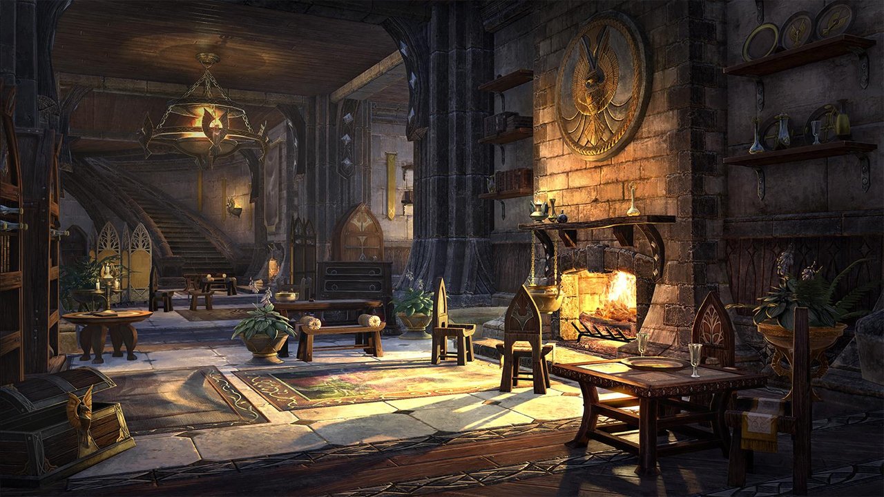 The elder school. Таверна the Elder Scrolls. The Elder Scrolls арт таверны. TESO Homestead. TESO таверна.