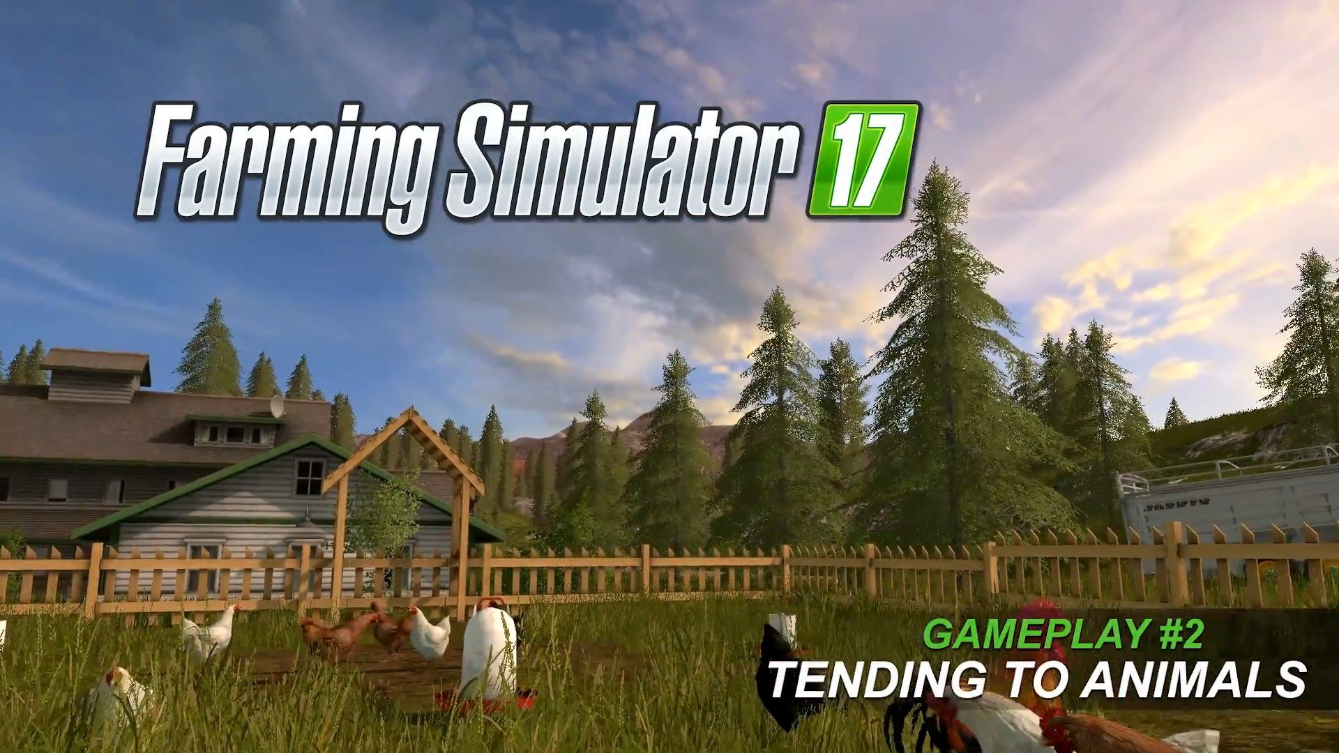 Разведение животных в Farming Simulator 17