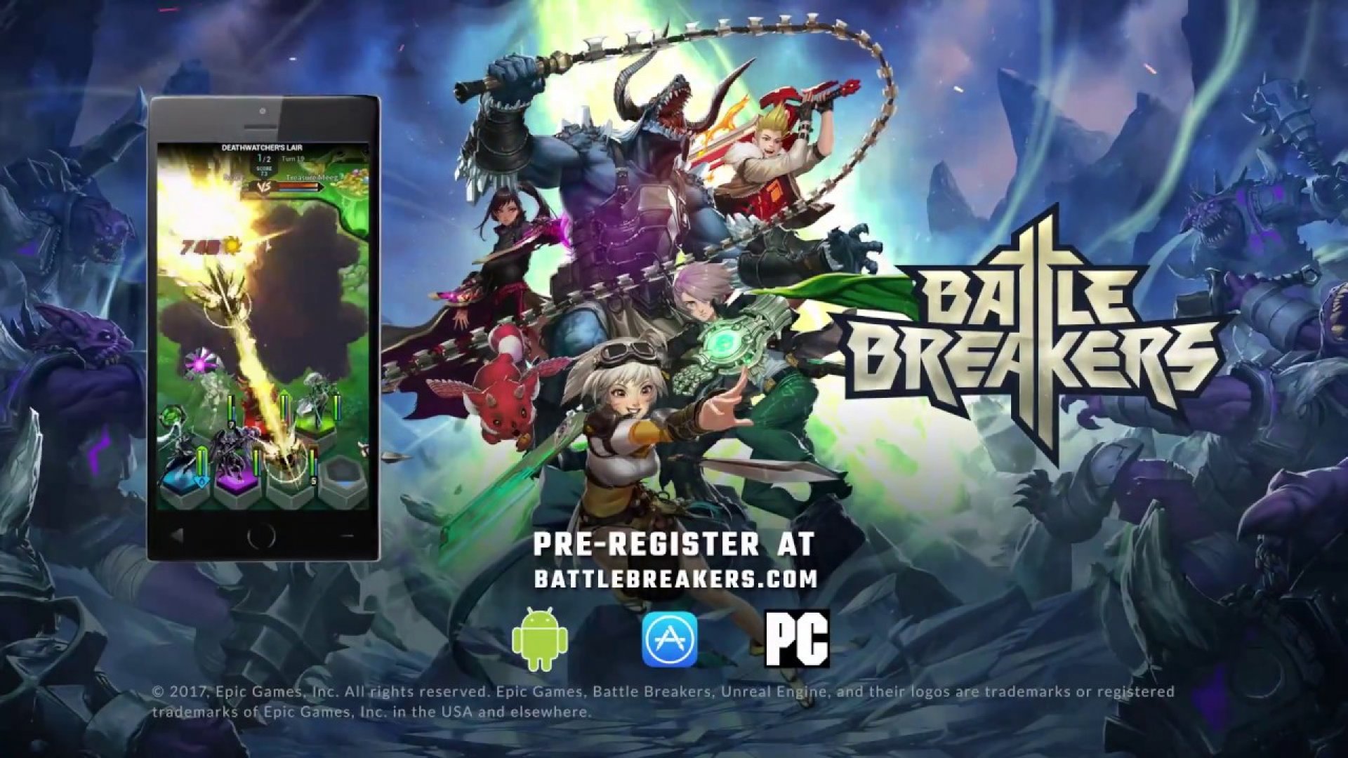 Register now game. Игра Battle Breakers. Батл Брейкерс геймплей. Battle Breakers андроид. Battle Breakers гугл плей.