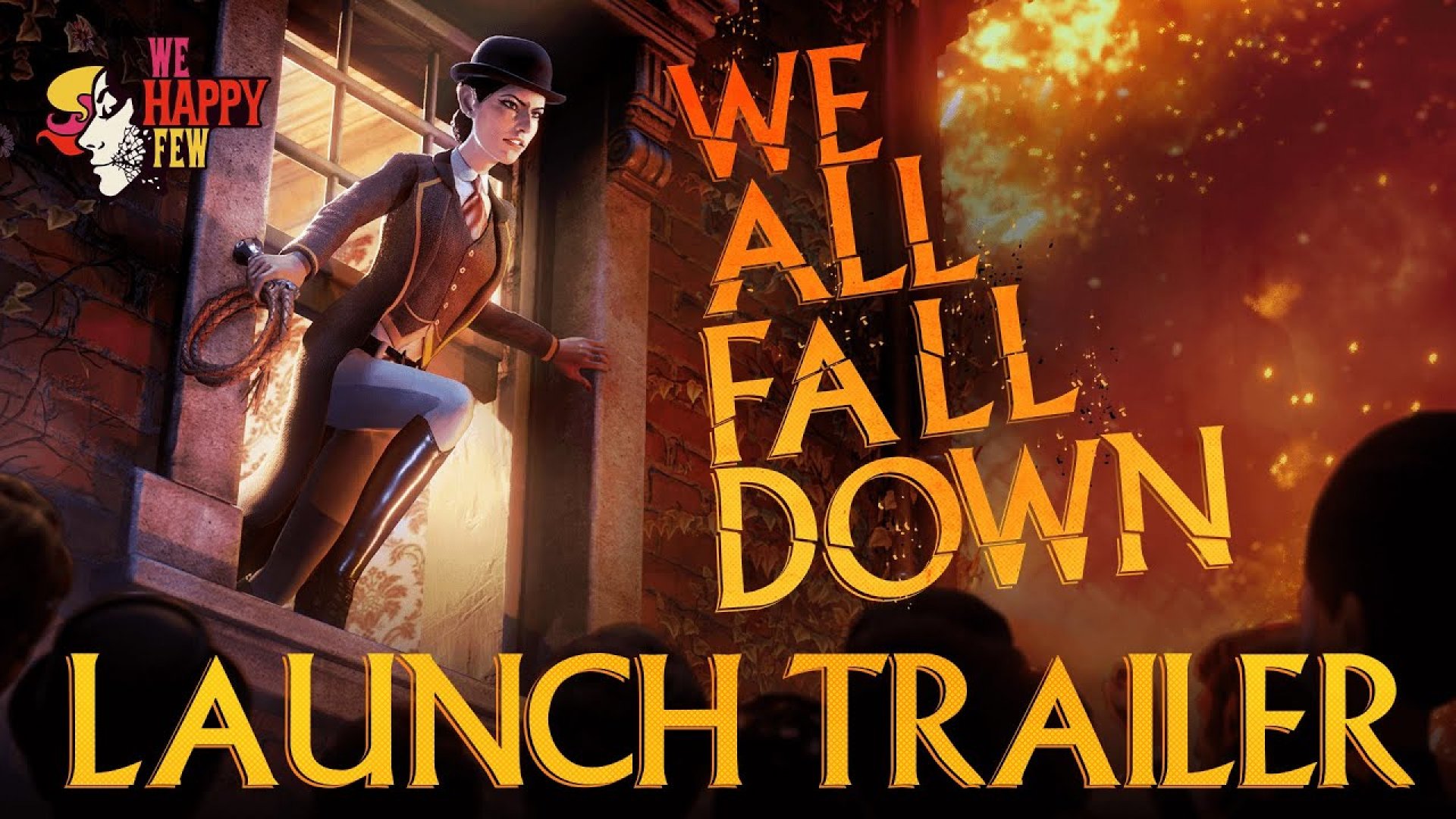 Few days now. We Happy few we all Fall down. We Happy few DLC. We Happy few трейлер. Fall down игра.